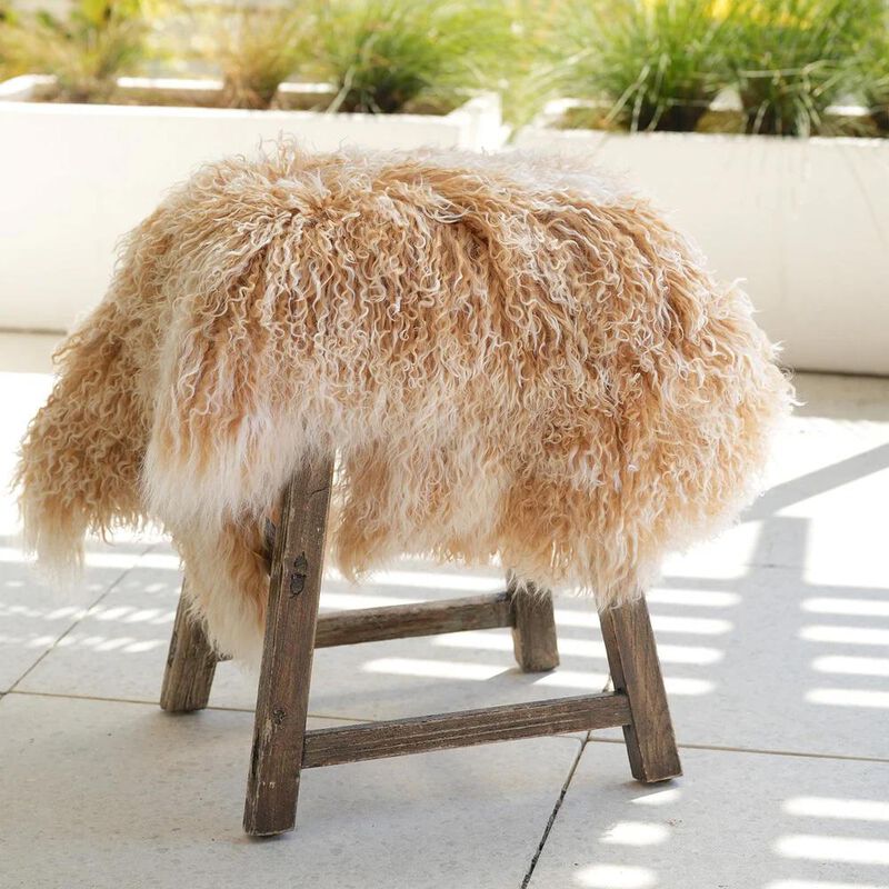 Home Lab Tibetan Lambskin Rug image number 5